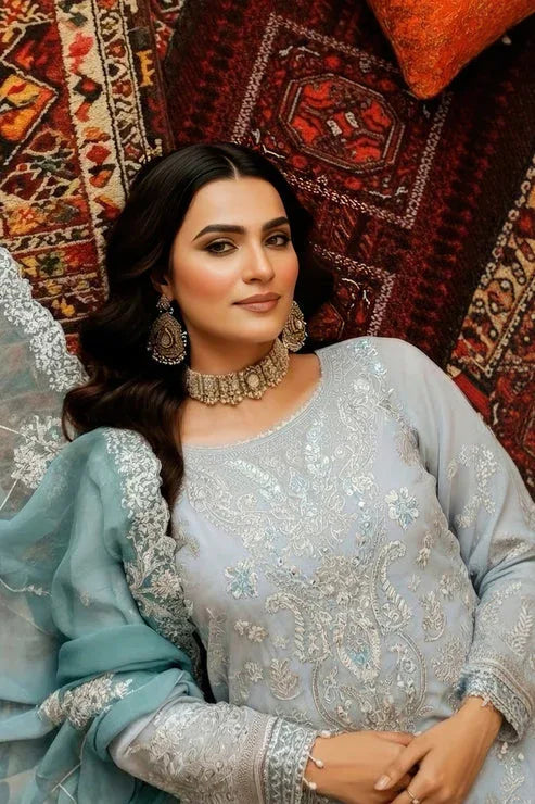 Imrozia Premium | Mehr e Mah | I-243 Elif-e-Noor - Aqsa Fabrics