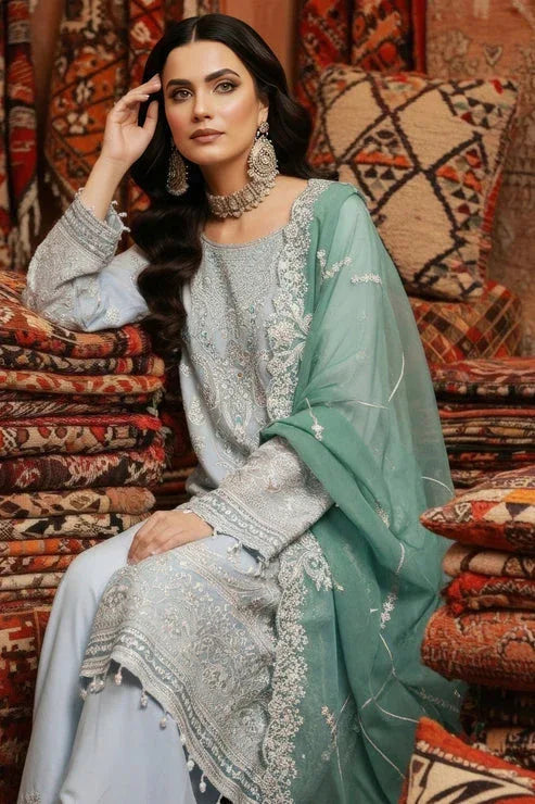 Imrozia Premium | Mehr e Mah | I-243 Elif-e-Noor - Aqsa Fabrics