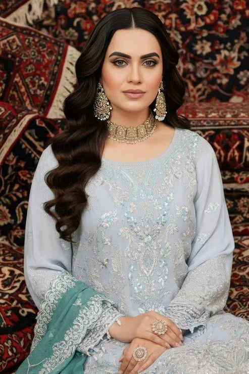 Imrozia Premium | Mehr e Mah | I-243 Elif-e-Noor - Aqsa Fabrics