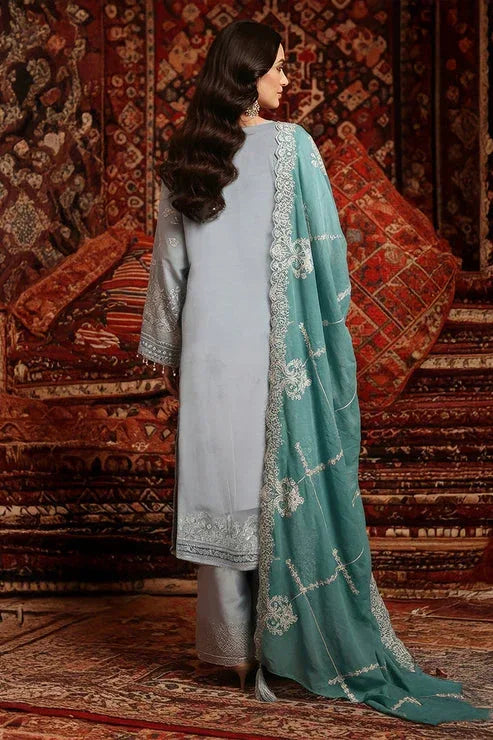 Imrozia Premium | Mehr e Mah | I-243 Elif-e-Noor - Aqsa Fabrics