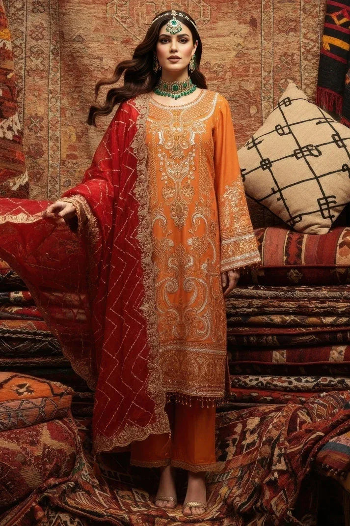 Imrozia Premium | Mehr e Mah | I-244 Esmara - Aqsa Fabrics