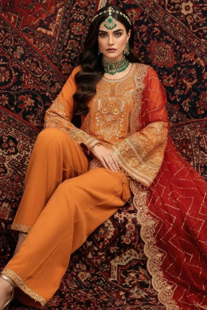 Imrozia Premium | Mehr e Mah | I-244 Esmara - Aqsa Fabrics