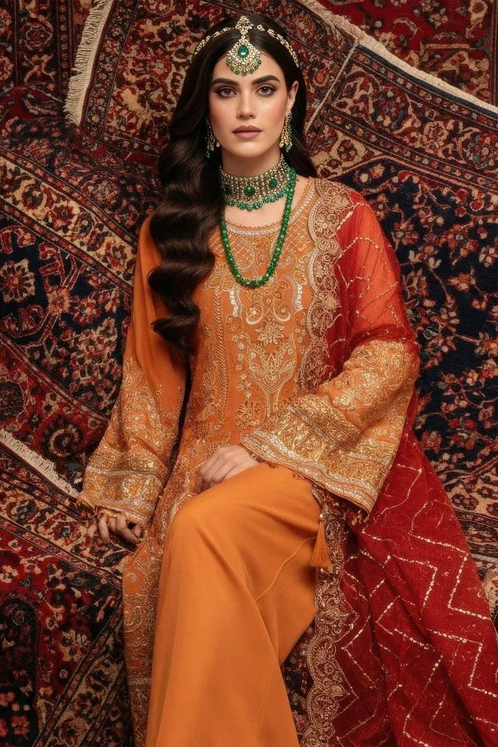 Imrozia Premium | Mehr e Mah | I-244 Esmara - Aqsa Fabrics