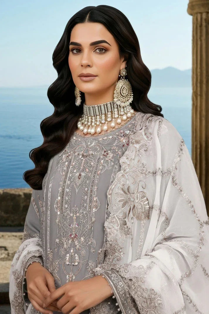 Imrozia Premium | Mehr e Mah | I-246 Lalezar - Aqsa Fabrics
