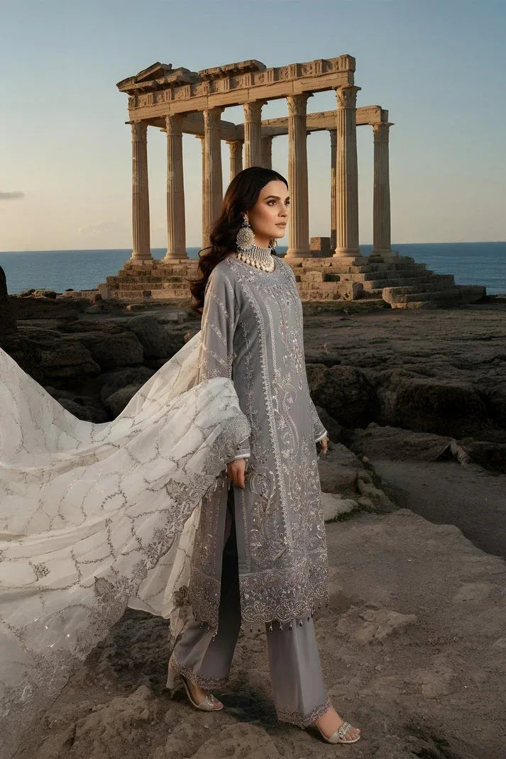 Imrozia Premium | Mehr e Mah | I-246 Lalezar - Aqsa Fabrics