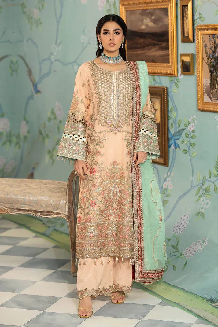 Imrozia Premium | Baad e Saba Pret Luxury Eid Collection | I.P-44 Zephyr - Aqsa Fabrics
