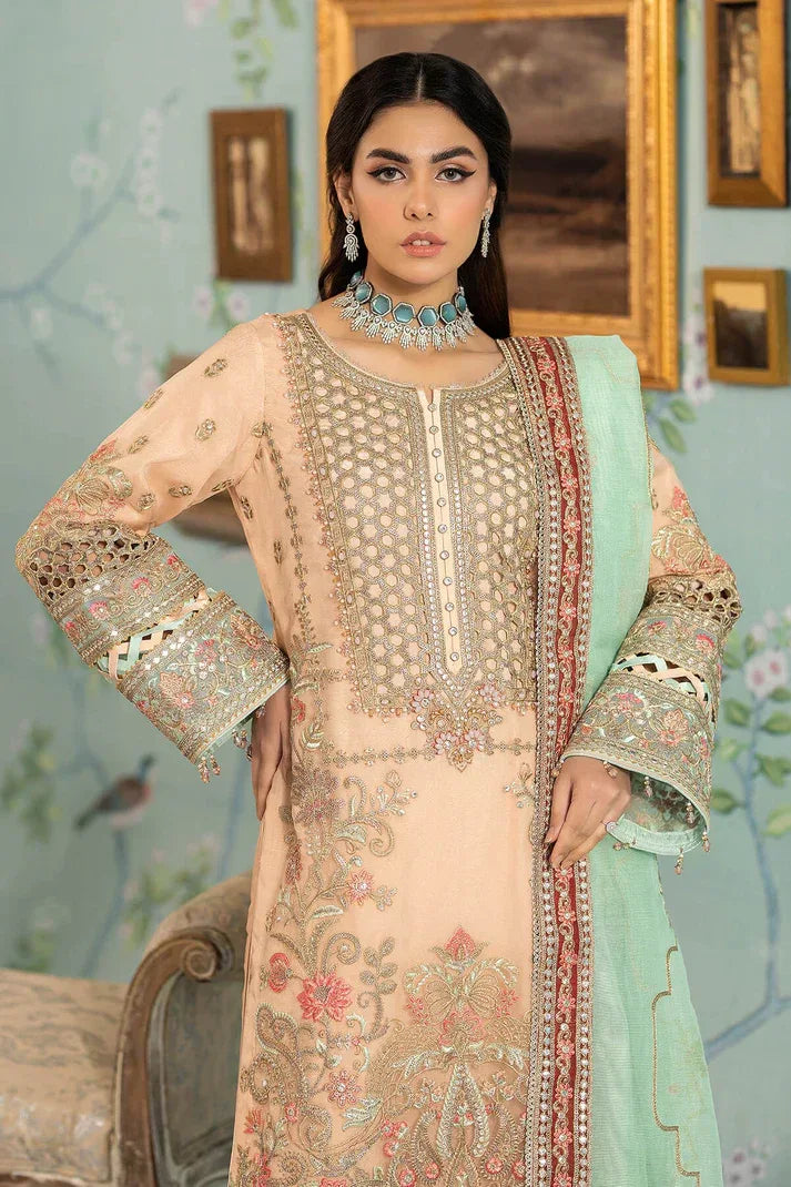 Imrozia Premium | Baad e Saba Pret Luxury Eid Collection | I.P-44 Zephyr - Aqsa Fabrics