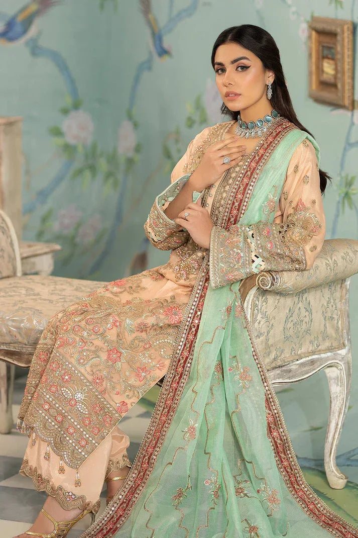 Imrozia Premium | Baad e Saba Pret Luxury Eid Collection | I.P-44 Zephyr - Aqsa Fabrics