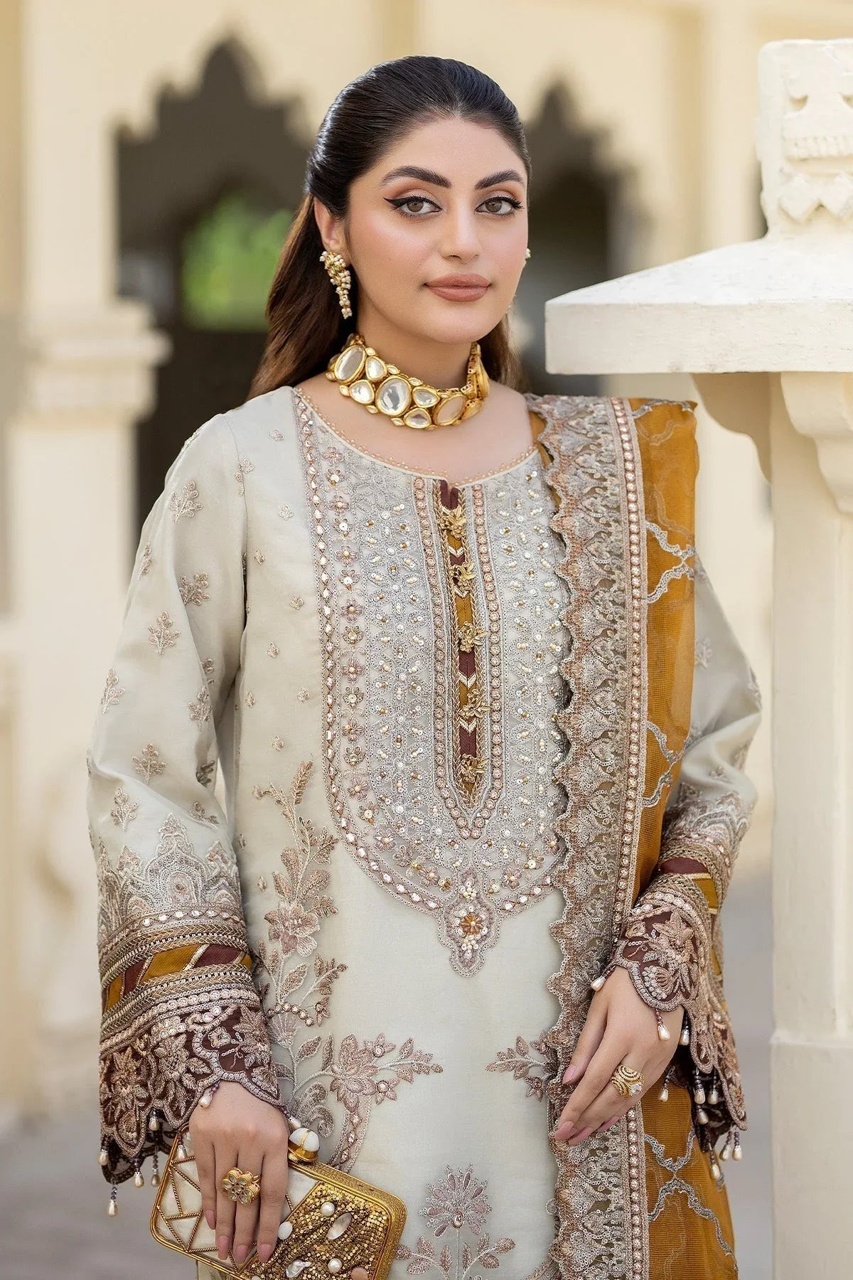 Imrozia Premium | Baad e Saba Formals | IP-50 Sheen - Aqsa Fabrics