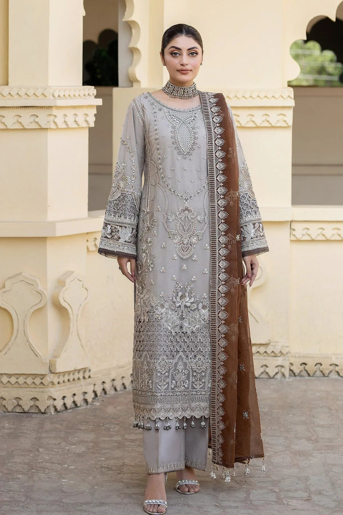 Imrozia Premium | Baad e Saba Formals | IP-52 Gulbahar - Aqsa Fabrics