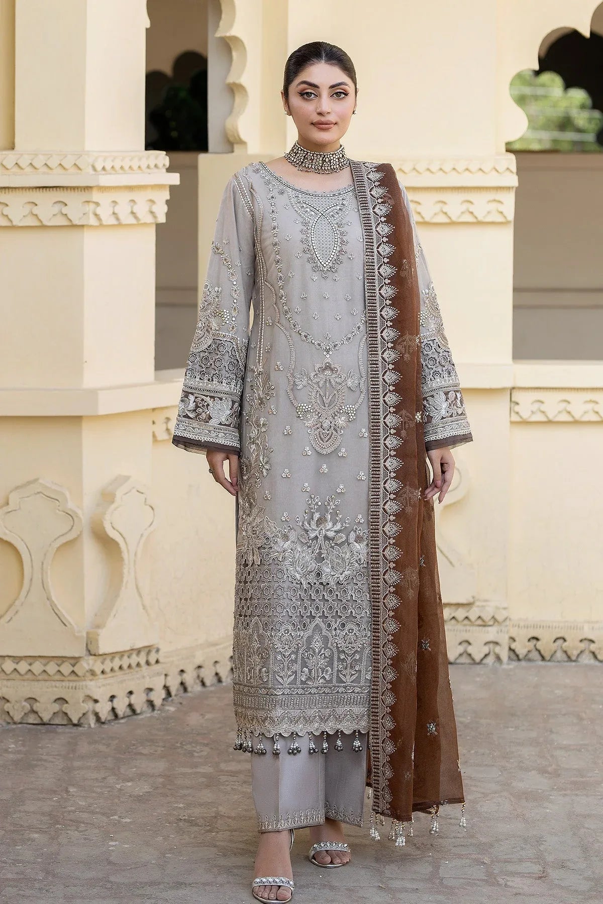Imrozia Premium | Baad e Saba Formals | IP-52 Gulbahar - Aqsa Fabrics