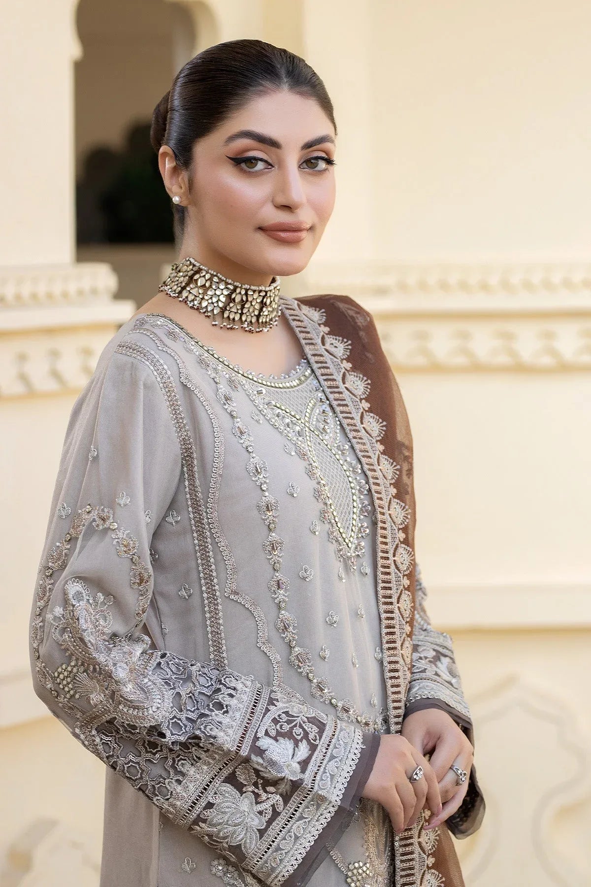 Imrozia Premium | Baad e Saba Formals | IP-52 Gulbahar - Aqsa Fabrics