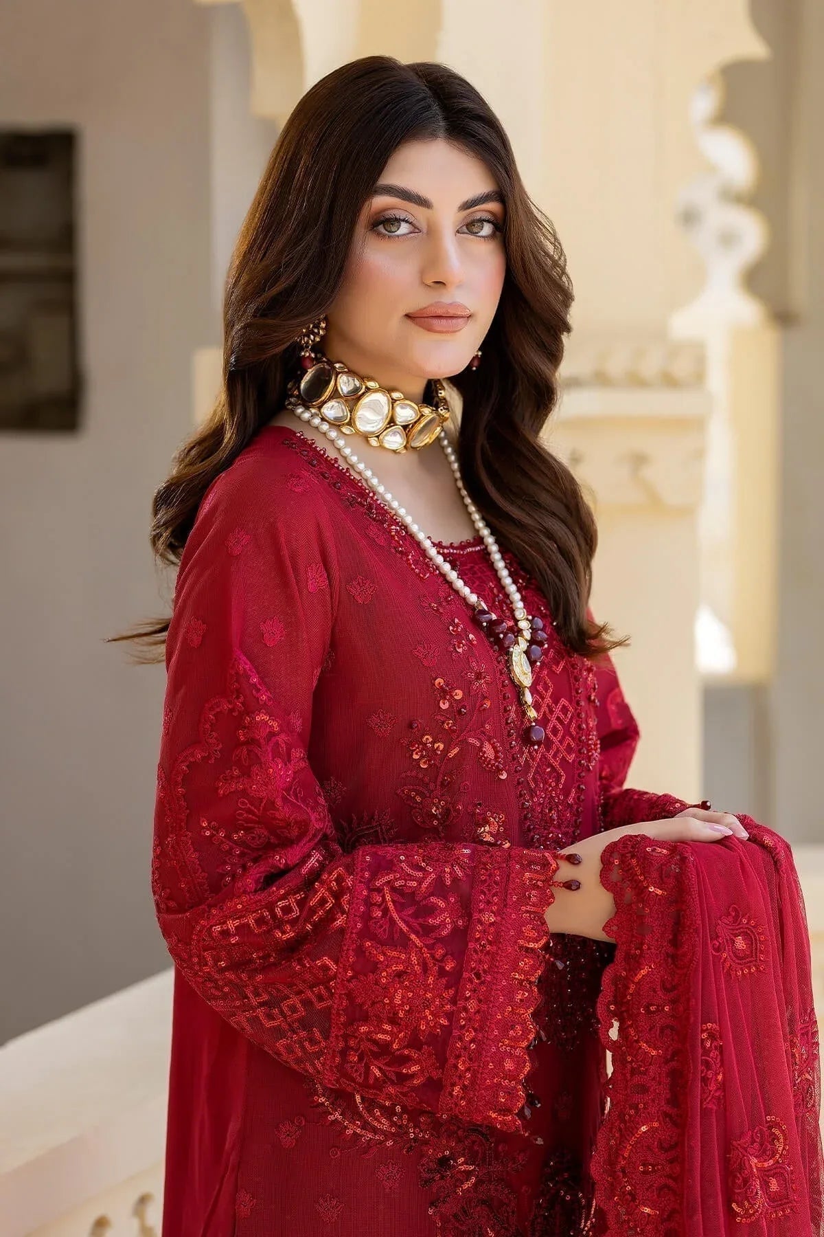 Imrozia Premium | Baad e Saba Formals | IP-56 Jalwa - Aqsa Fabrics