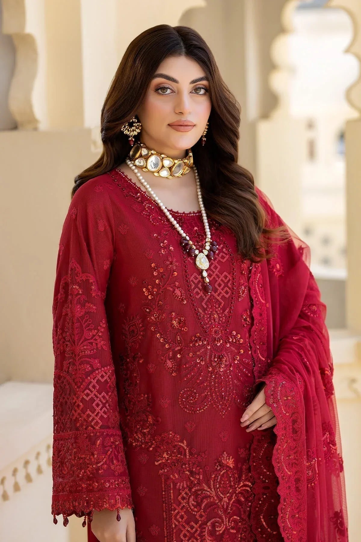 Imrozia Premium | Baad e Saba Formals | IP-56 Jalwa - Aqsa Fabrics