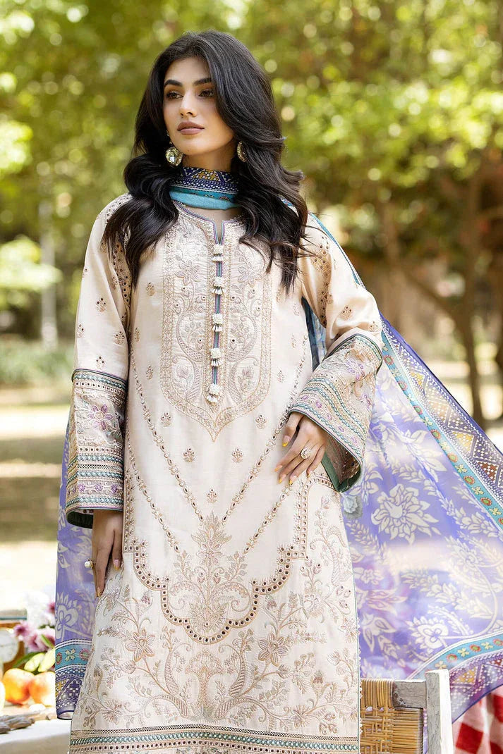 Imrozia Premium | Jaan-e-Ada Lawn | Zibaai - Aqsa Fabrics