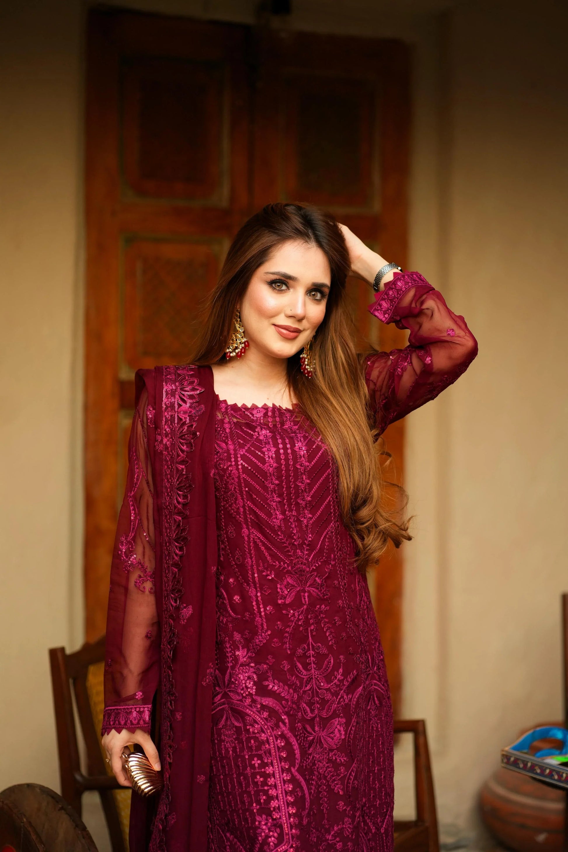 Maryams | Afsaneh Luxury Chiffon | Gulbahar - Aqsa Fabrics