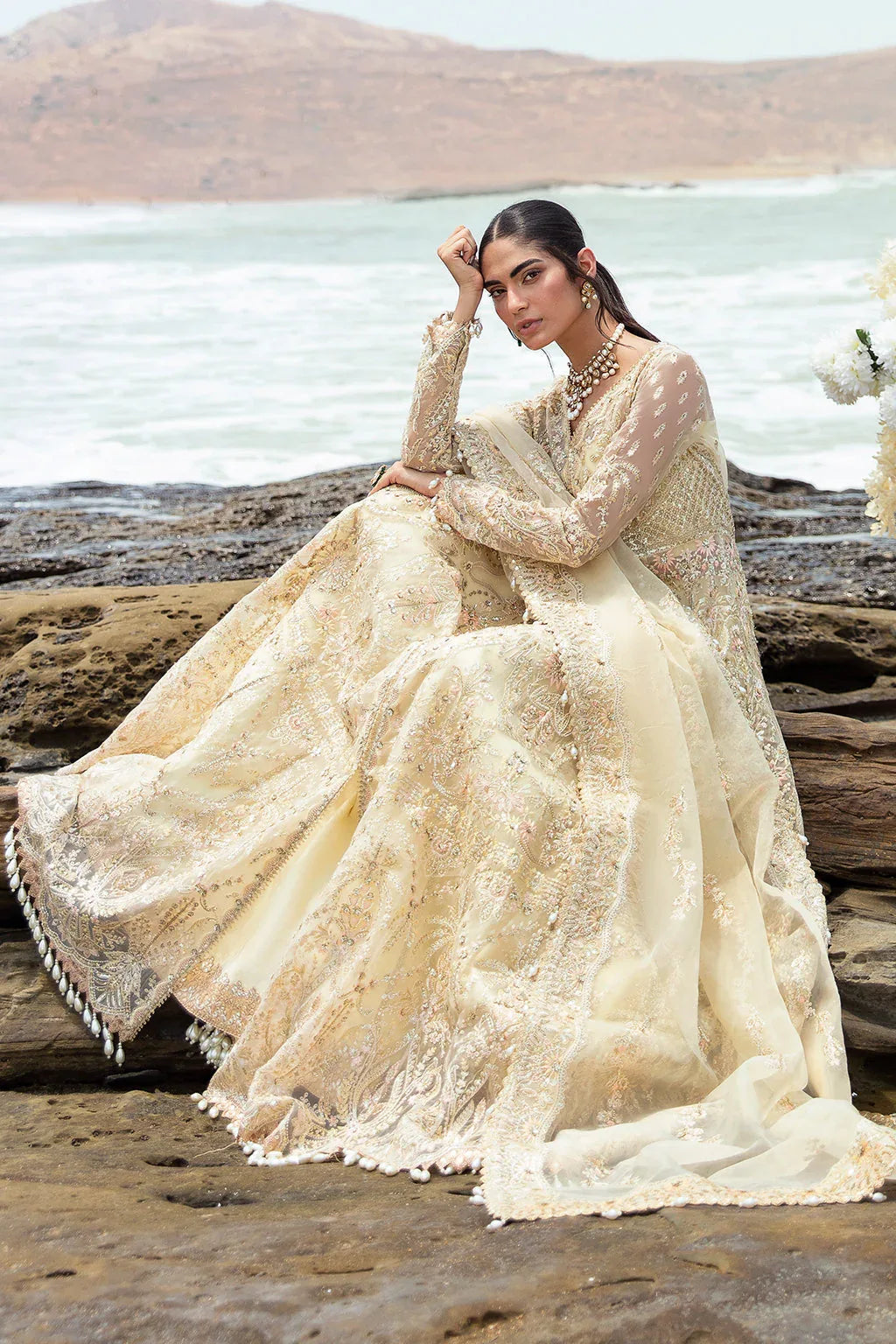 Afrozeh | Dastangoi Wedding Formal'24 | AWE-06 AROOHI - Aqsa Fabrics