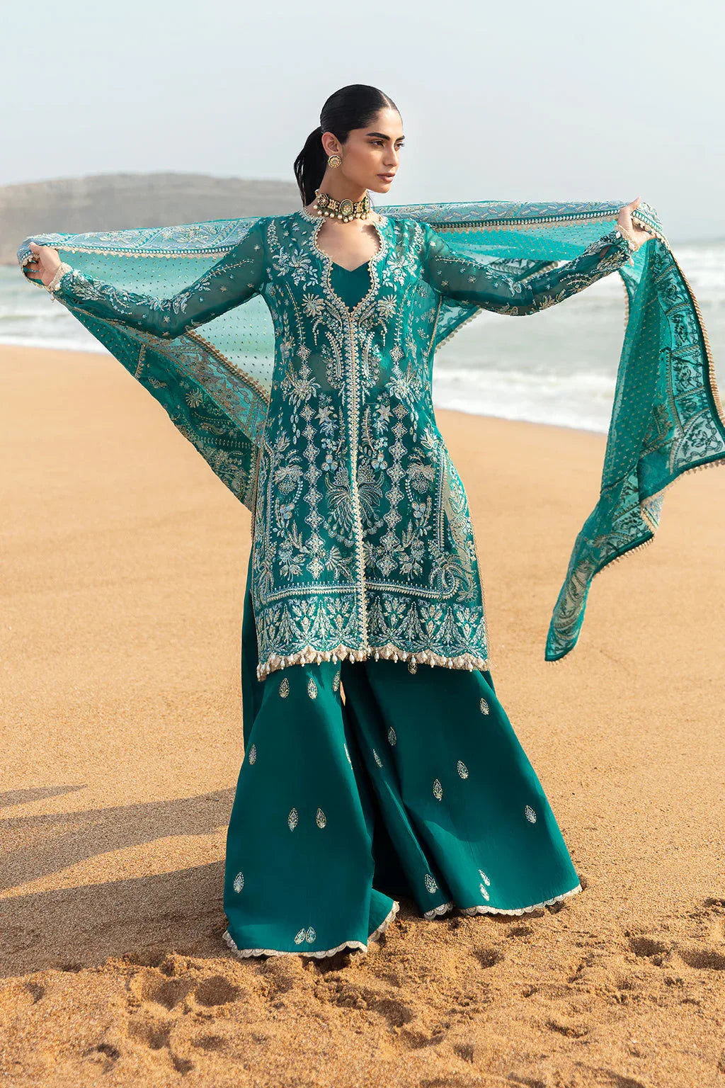 Afrozeh | Dastangoi Wedding Formal'24 | AWE-02 FIRDAUS - Aqsa Fabrics