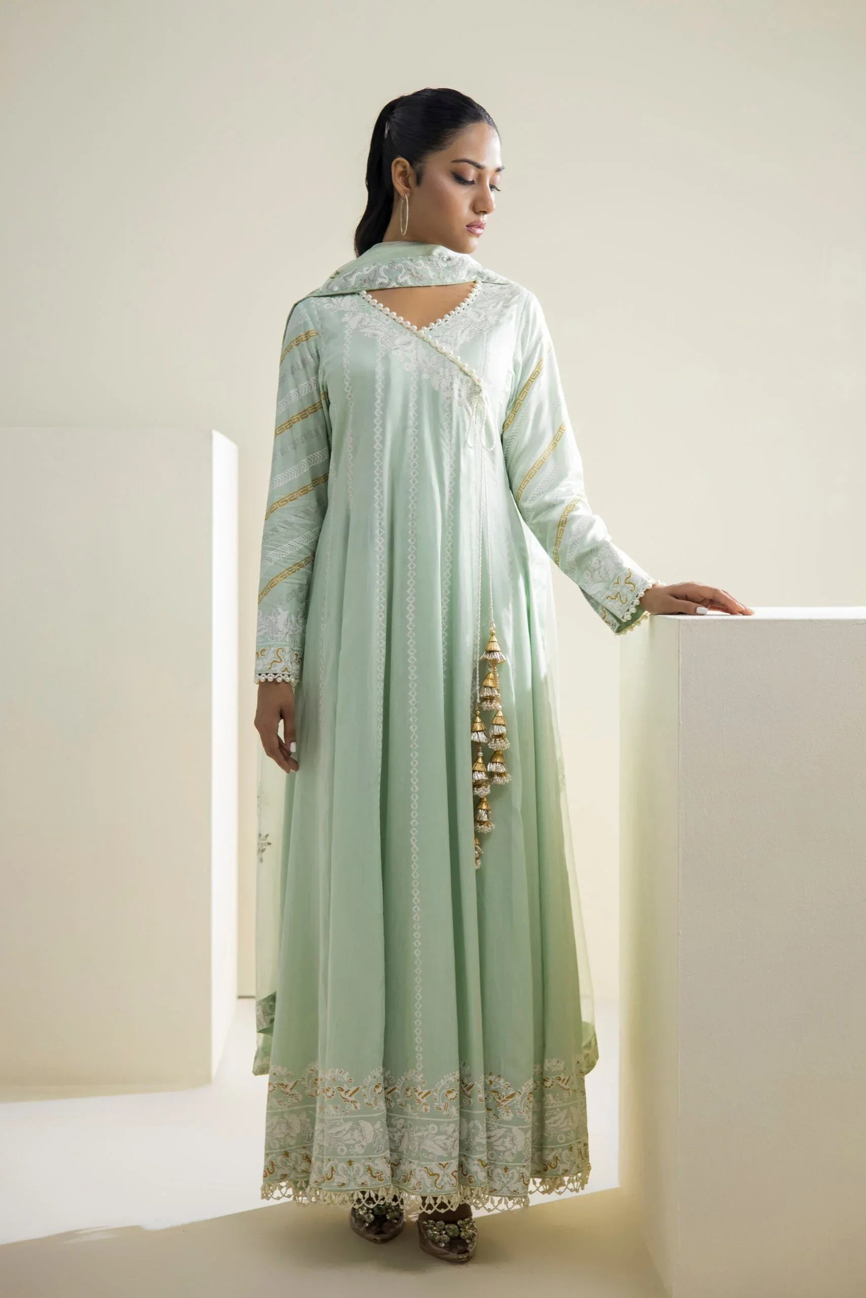 Farhat Jahan | Luxury Pret | Aabroo - Aqsa Fabrics