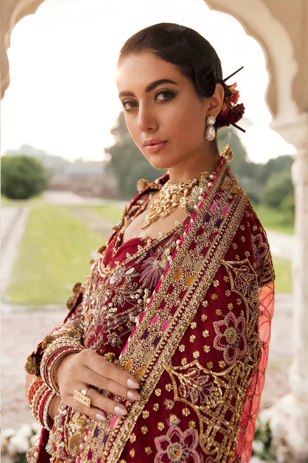 Afrozeh Brides – MAHJABEEN – D3 - Aqsa Fabrics