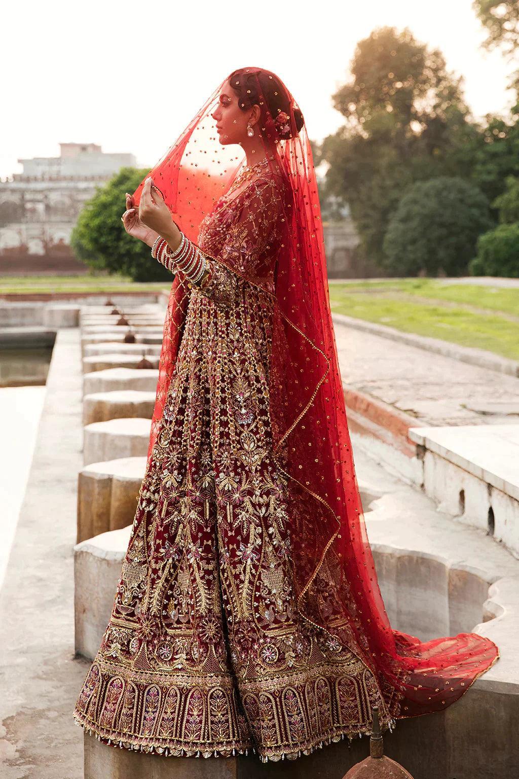 Afrozeh Brides – MAHJABEEN – D3 - Aqsa Fabrics