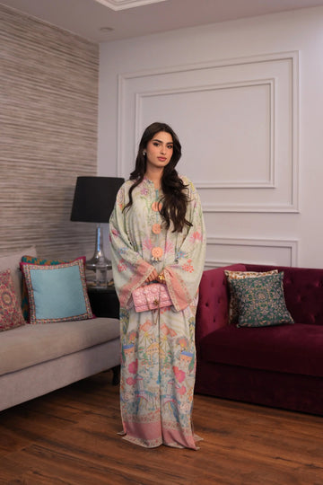 Muntaha | Luxury Kaftans | Sohaira - Aqsa Fabrics