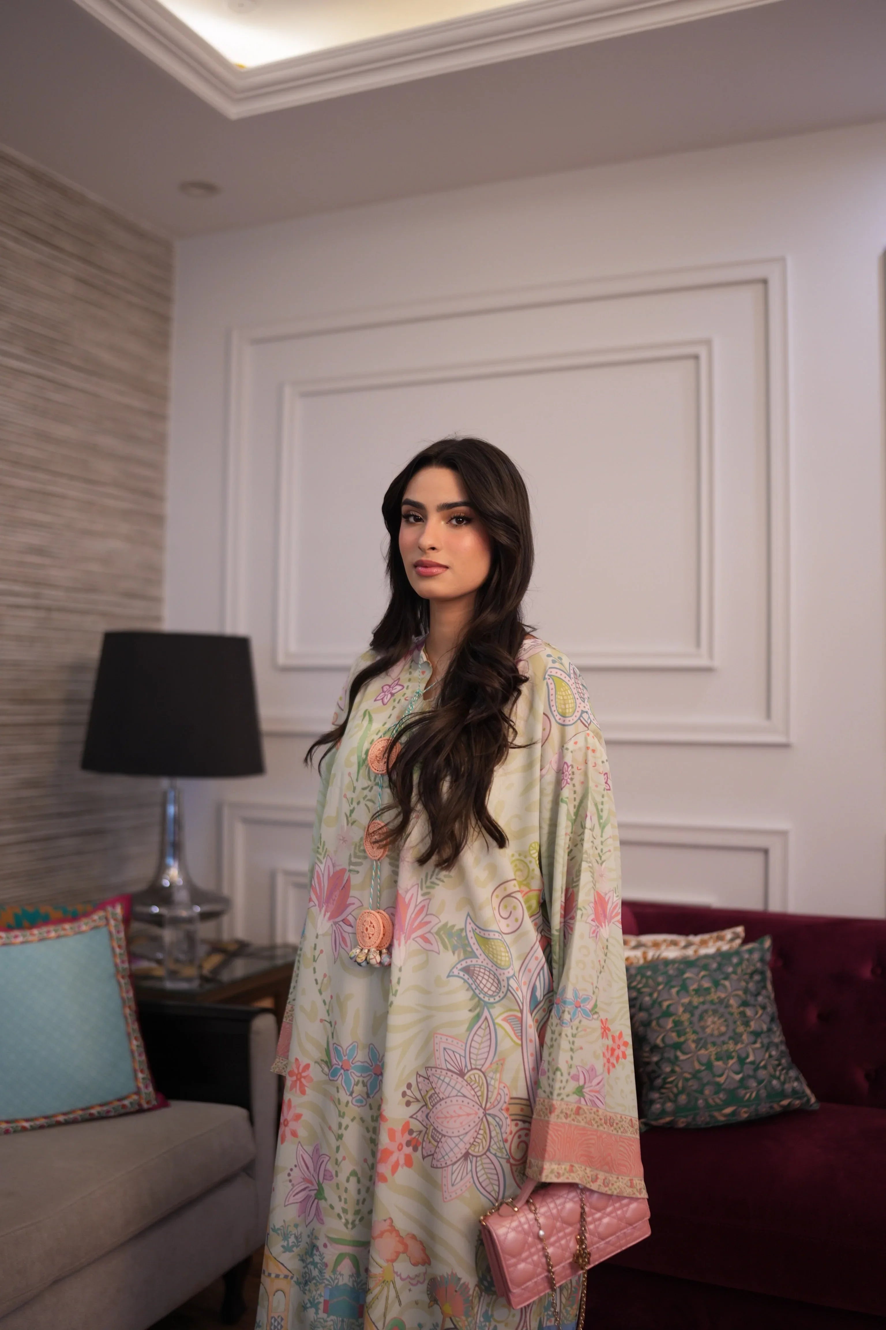 Muntaha | Luxury Kaftans | Sohaira - Aqsa Fabrics