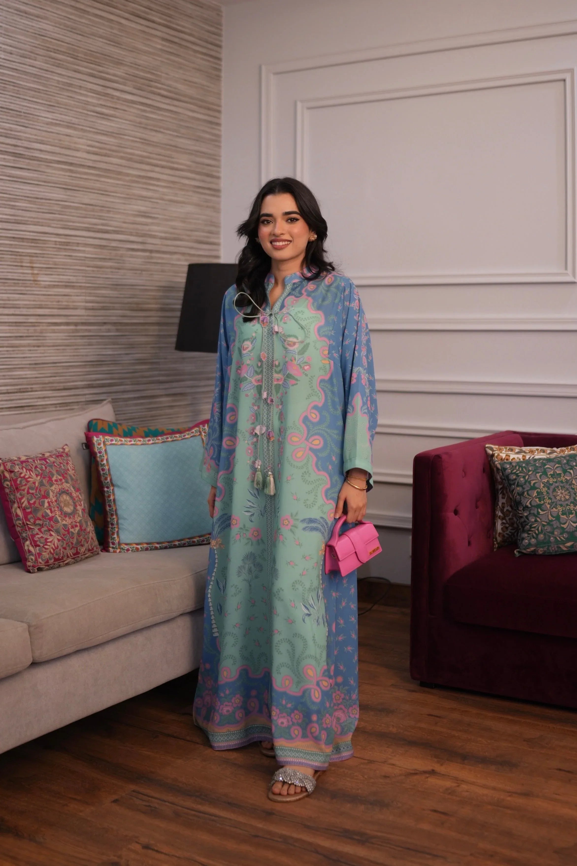 Muntaha | Luxury Kaftans | Samawi - Aqsa Fabrics