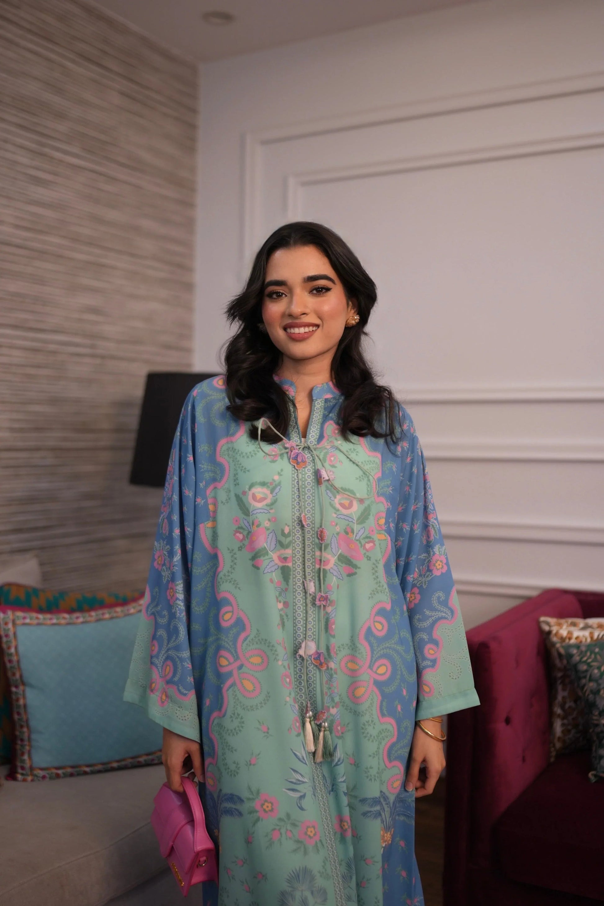 Muntaha | Luxury Kaftans | Samawi - Aqsa Fabrics