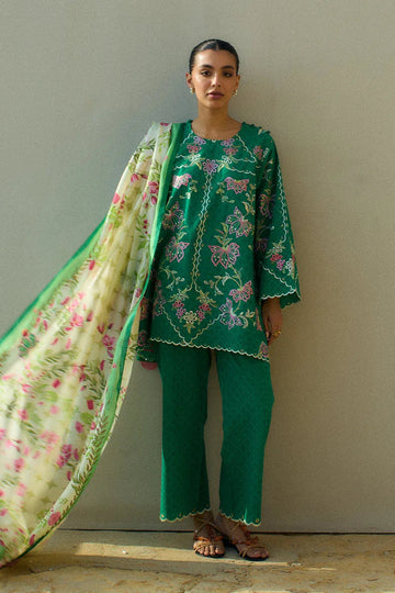 Sania Maskatiya | Luxury Lawn 25 | Jehan (B) - Aqsa Fabrics