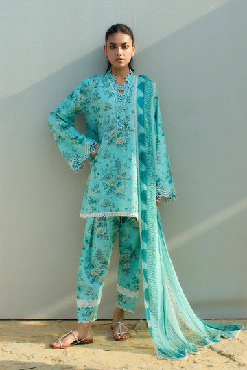 Sania Maskatiya | Luxury Lawn 25 | Myra (B) - Aqsa Fabrics