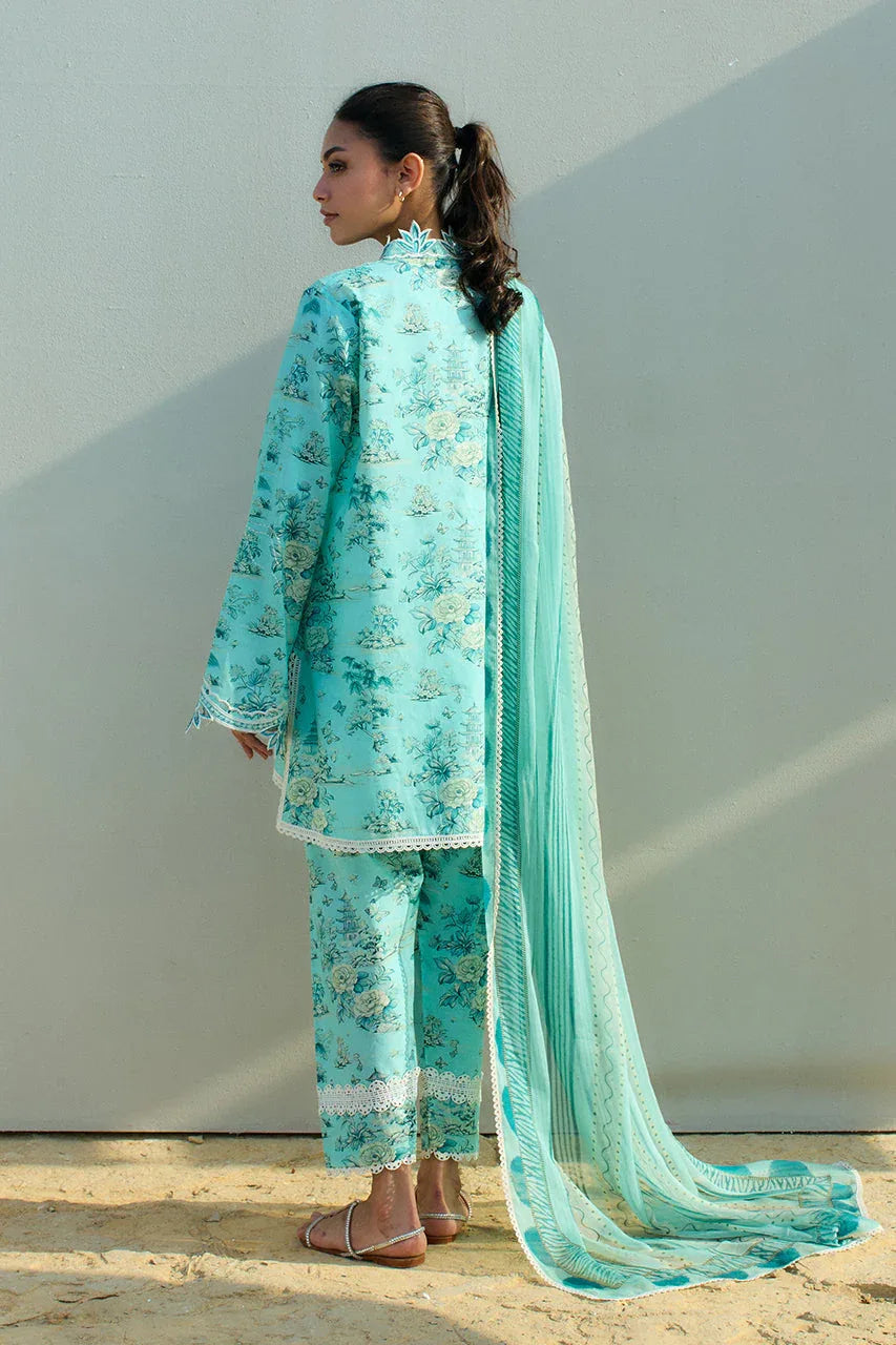 Sania Maskatiya | Luxury Lawn 25 | Myra (B) - Aqsa Fabrics
