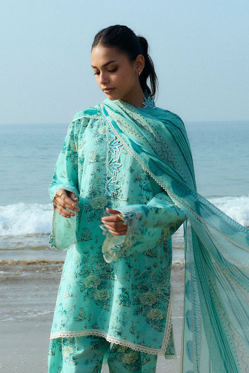 Sania Maskatiya | Luxury Lawn 25 | Myra (B) - Aqsa Fabrics