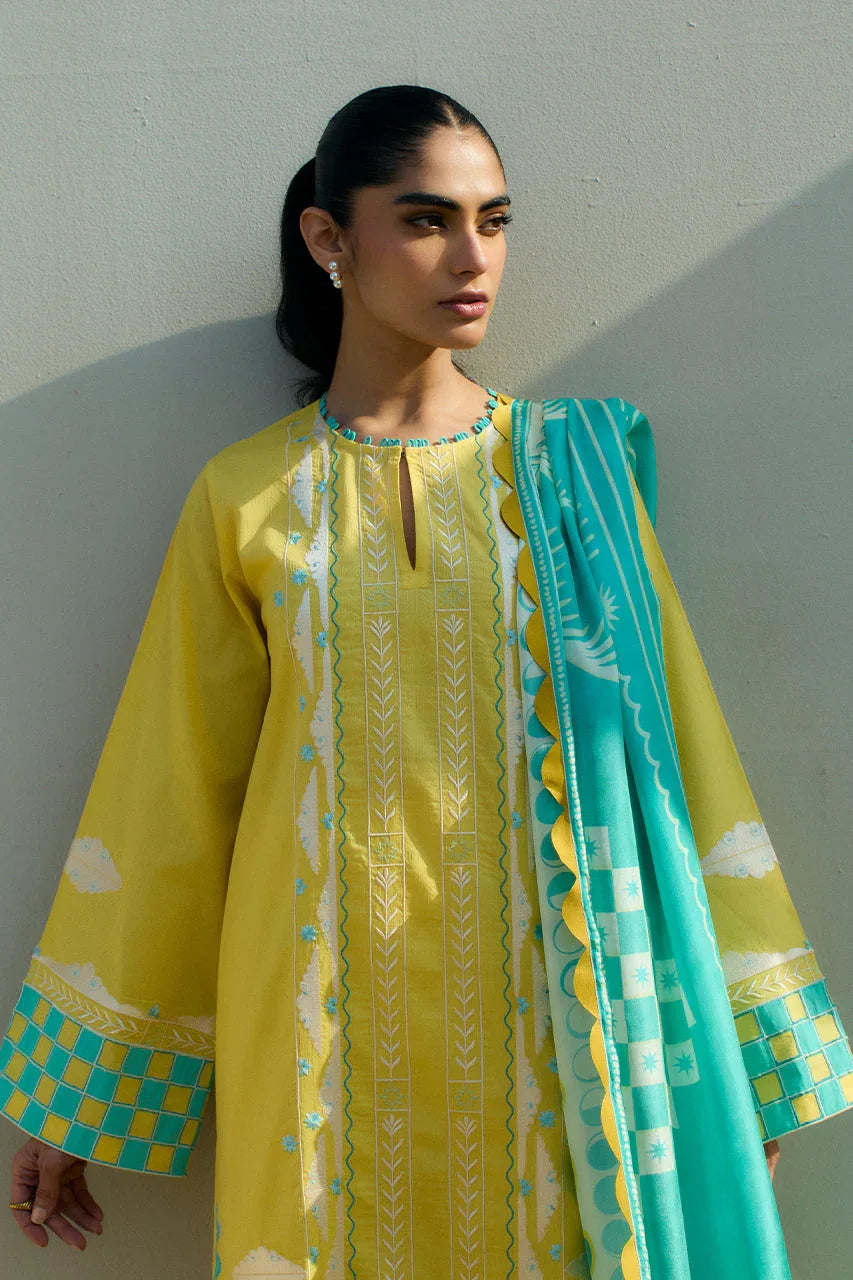 Sania Maskatiya | Luxury Lawn 25 | Vivi (A) - Aqsa Fabrics