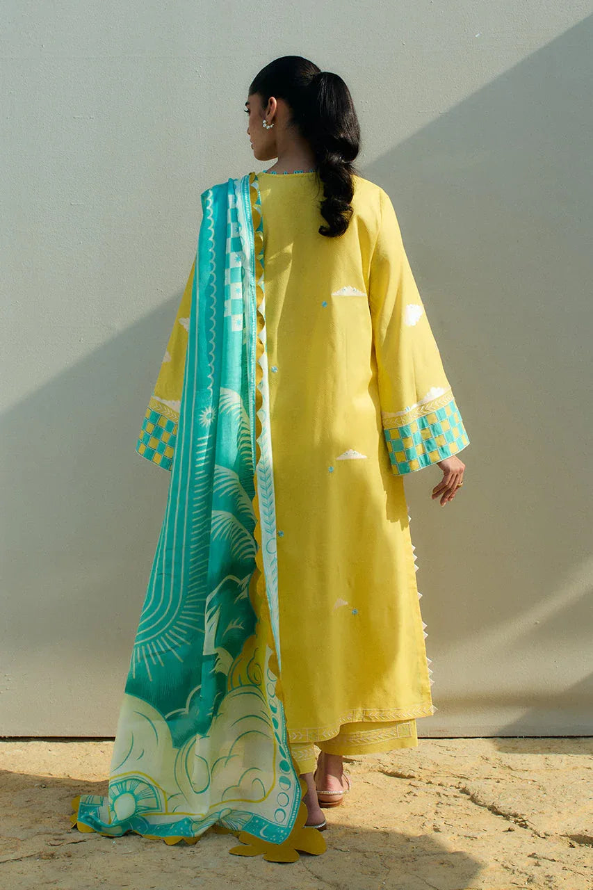 Sania Maskatiya | Luxury Lawn 25 | Vivi (A) - Aqsa Fabrics