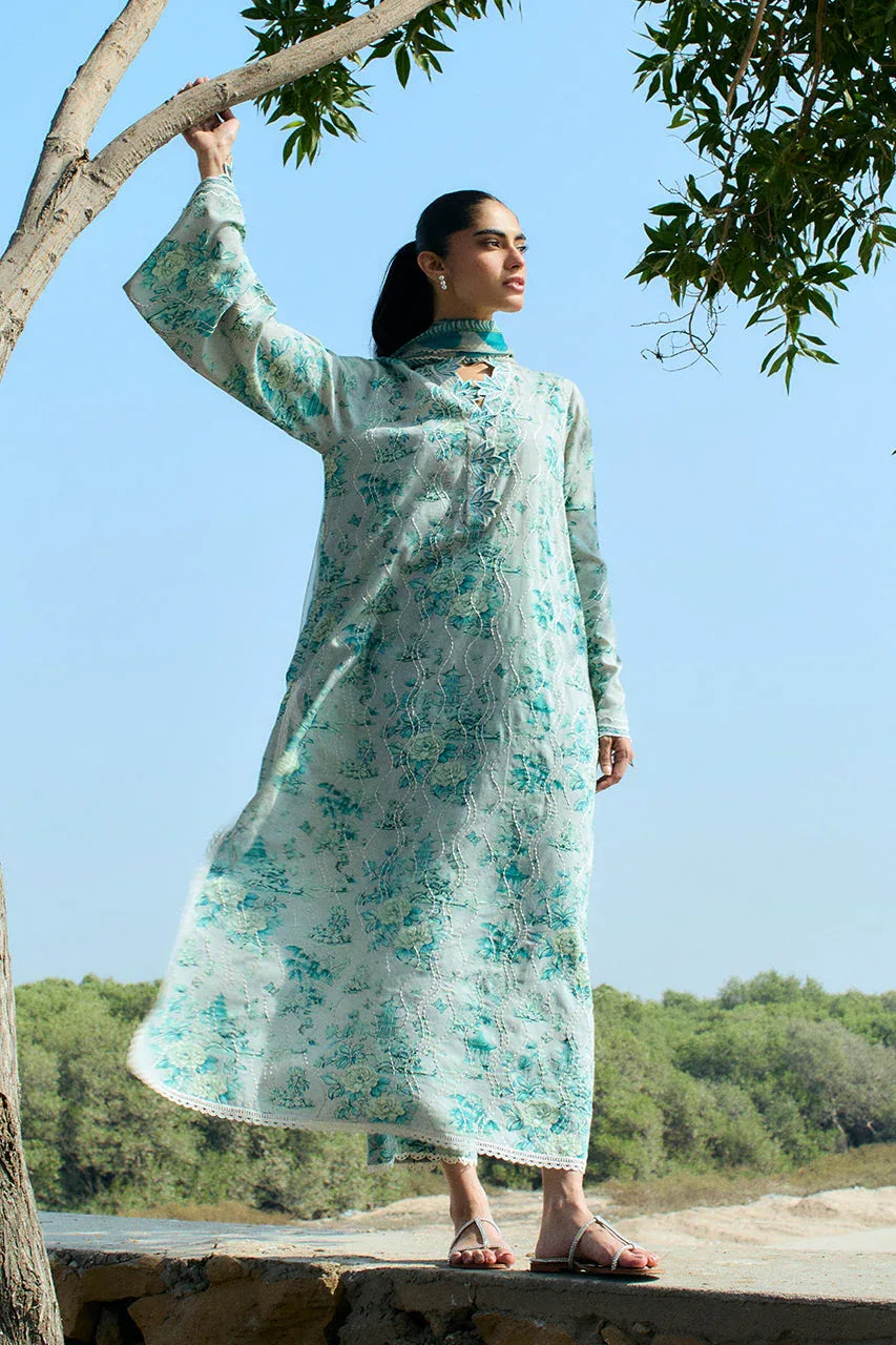 Sania Maskatiya | Luxury Lawn 25 | Myra (A) - Aqsa Fabrics