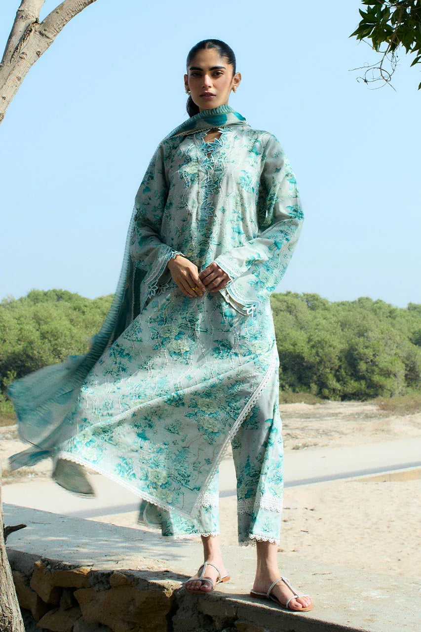 Sania Maskatiya | Luxury Lawn 25 | Myra (A) - Aqsa Fabrics