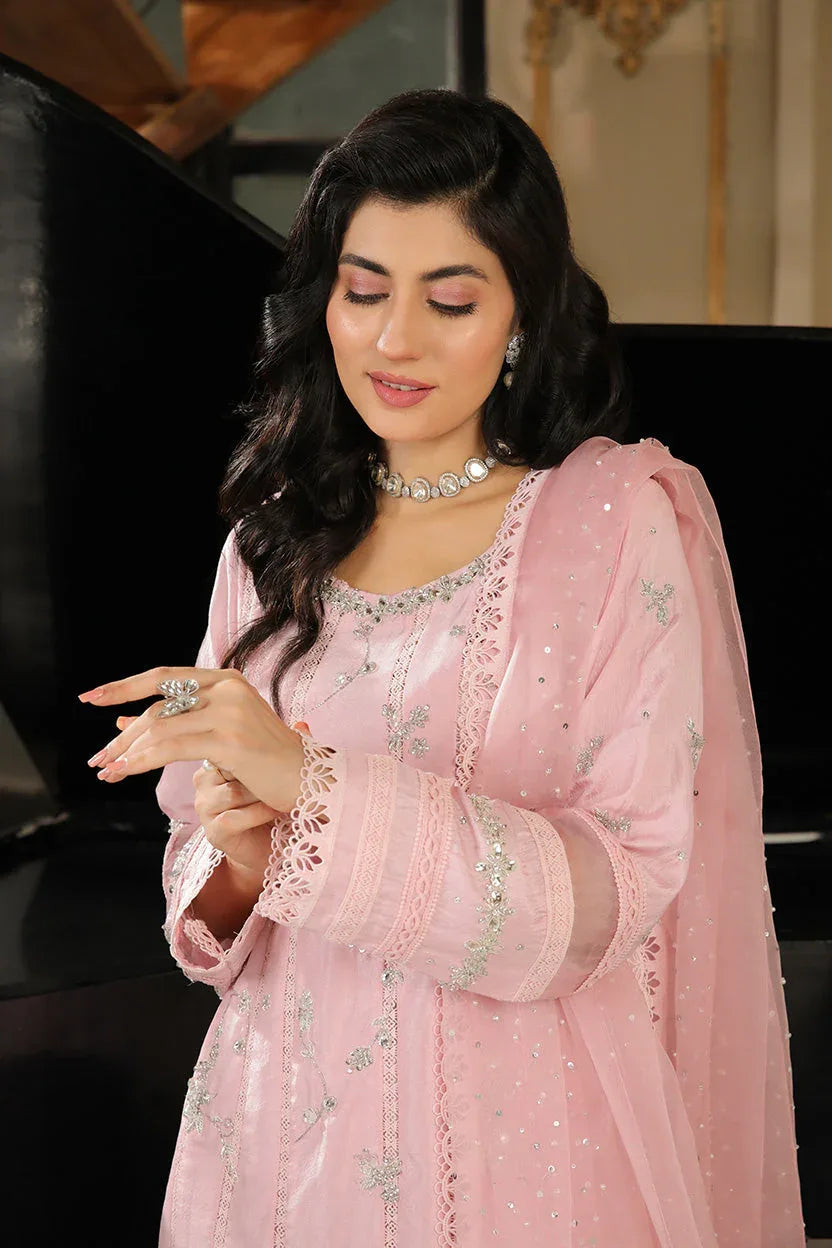 Muntaha | Baad e Saba | Kyra - Pink - Aqsa Fabrics