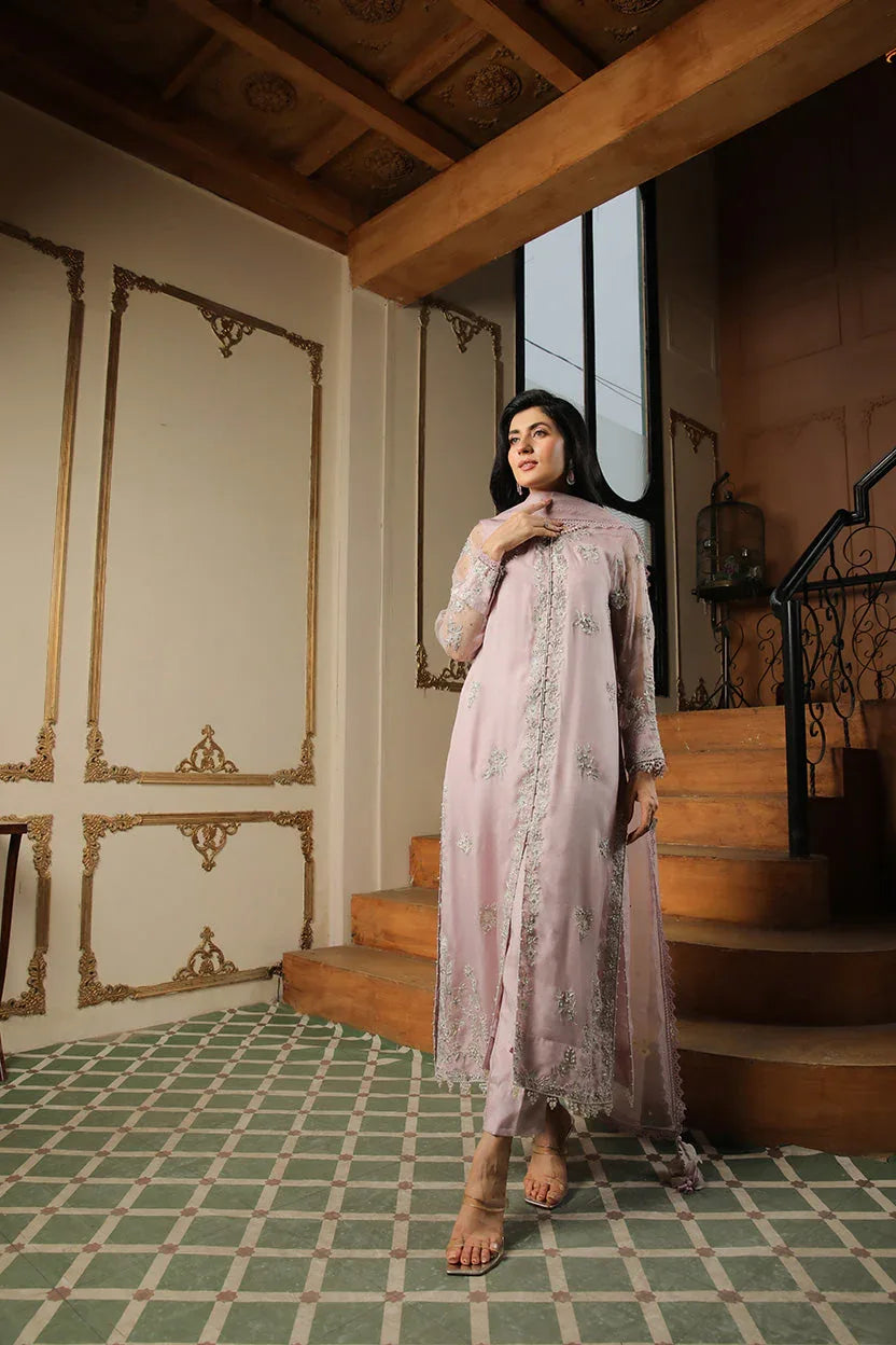 Muntaha | Baad e Saba | Kiara Pink - Aqsa Fabrics
