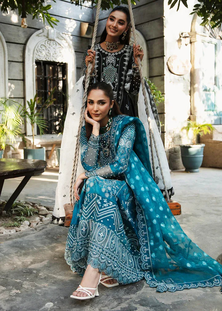 Maria Osama Khan | Rang e Noor Eid Edit | Neel Kamal - Aqsa Fabrics