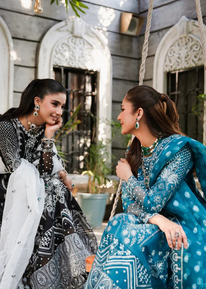 Maria Osama Khan | Rang e Noor Eid Edit | Neel Kamal - Aqsa Fabrics