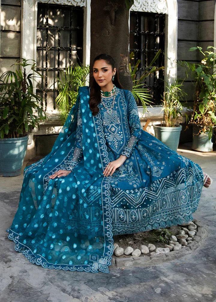 Maria Osama Khan | Rang e Noor Eid Edit | Neel Kamal - Aqsa Fabrics