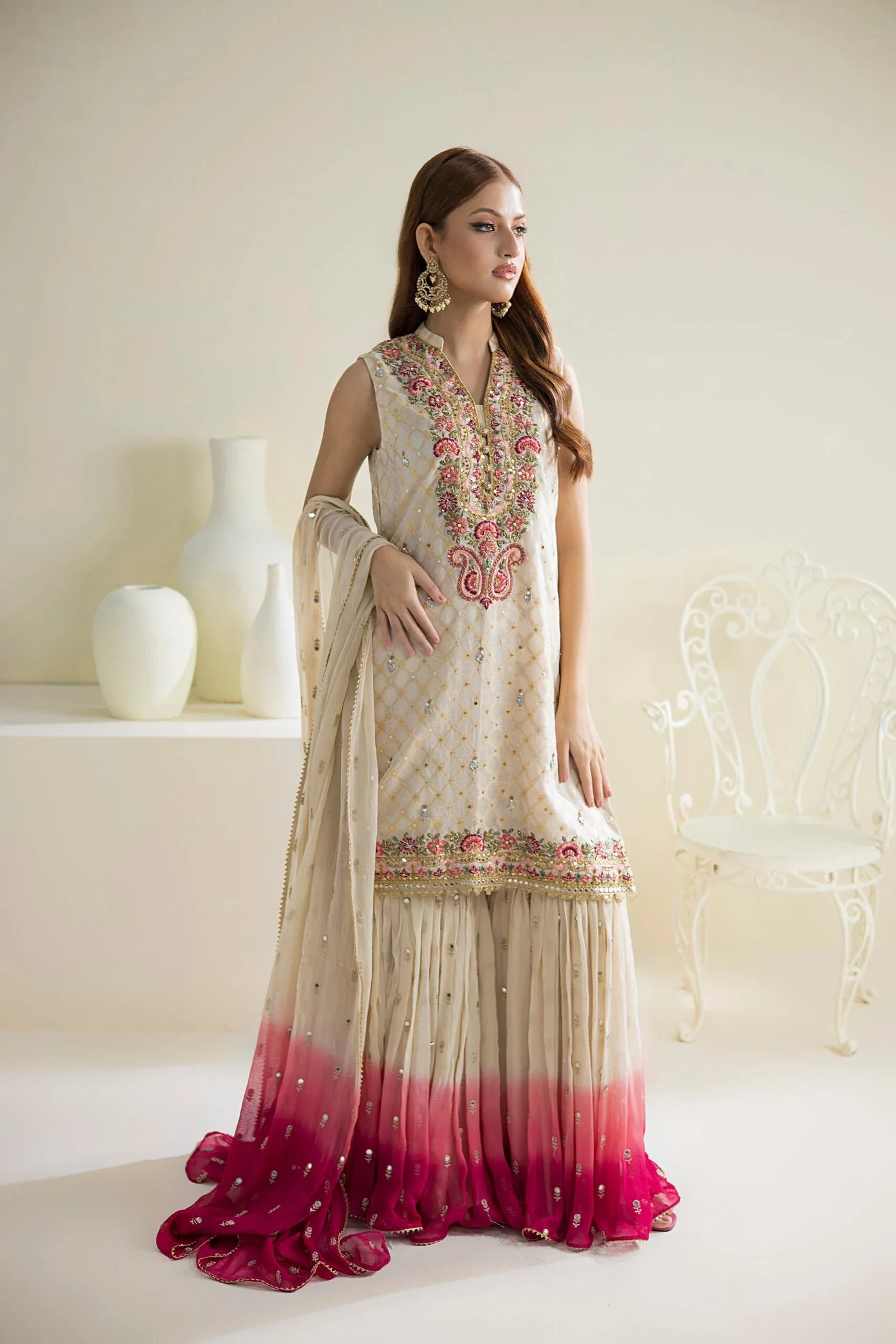 Farhat Jahan | Luxury Pret | Chaandni - Aqsa Fabrics