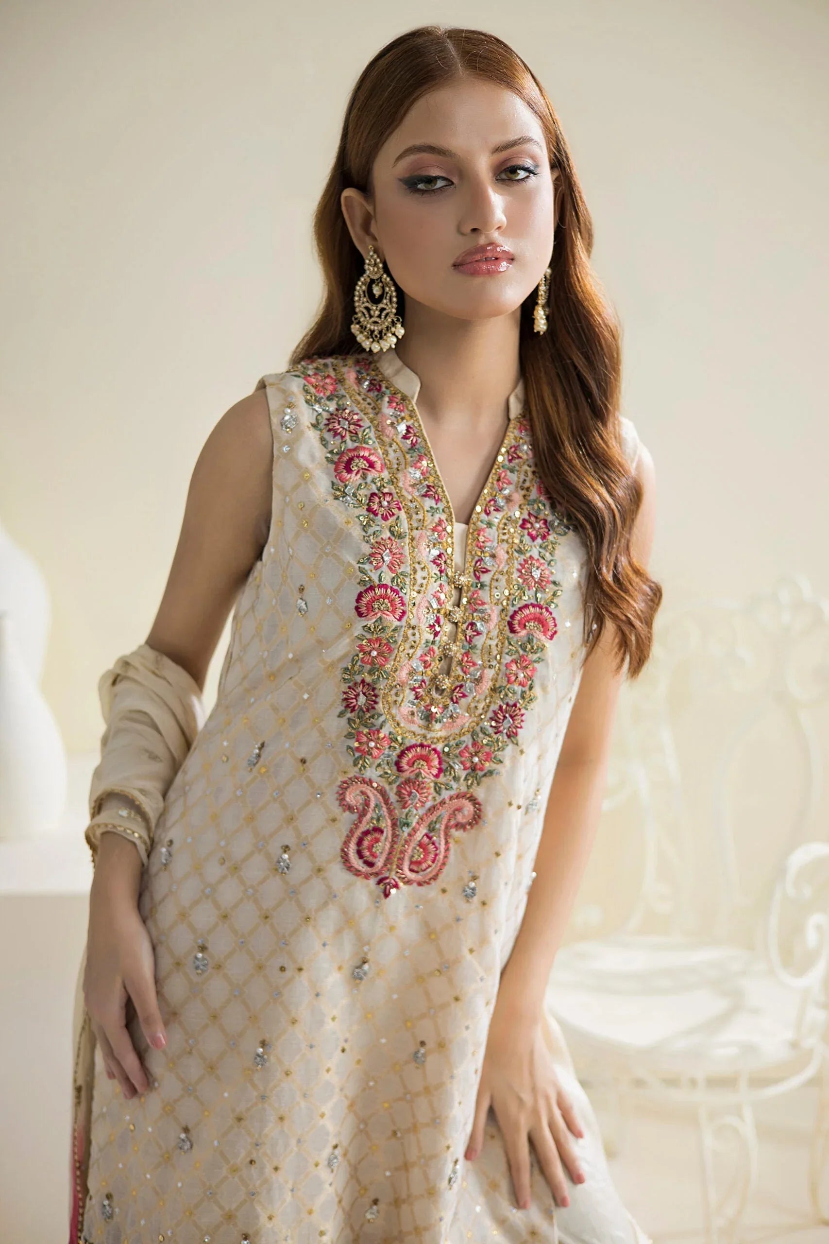 Farhat Jahan | Luxury Pret | Chaandni - Aqsa Fabrics