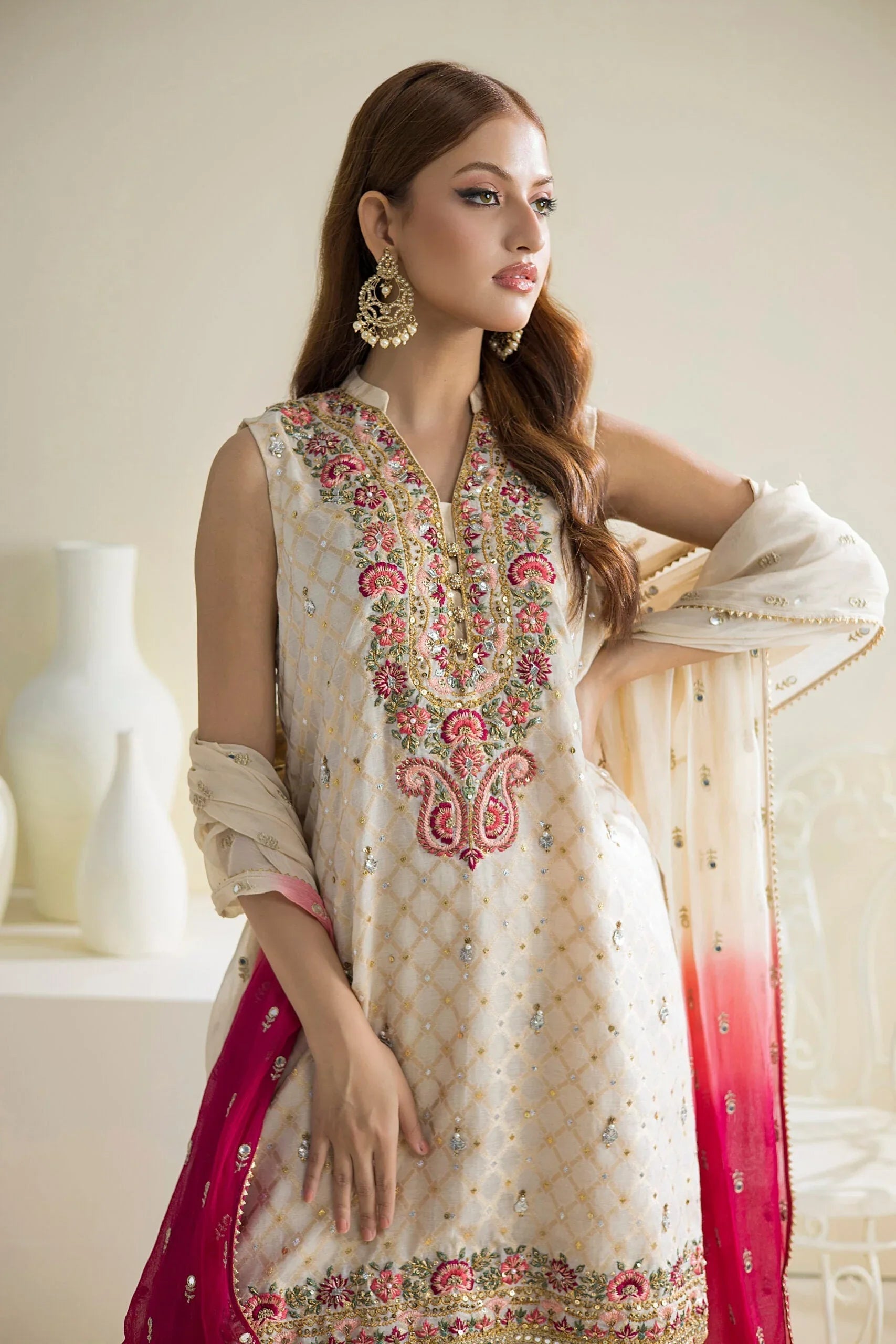 Farhat Jahan | Luxury Pret | Chaandni - Aqsa Fabrics