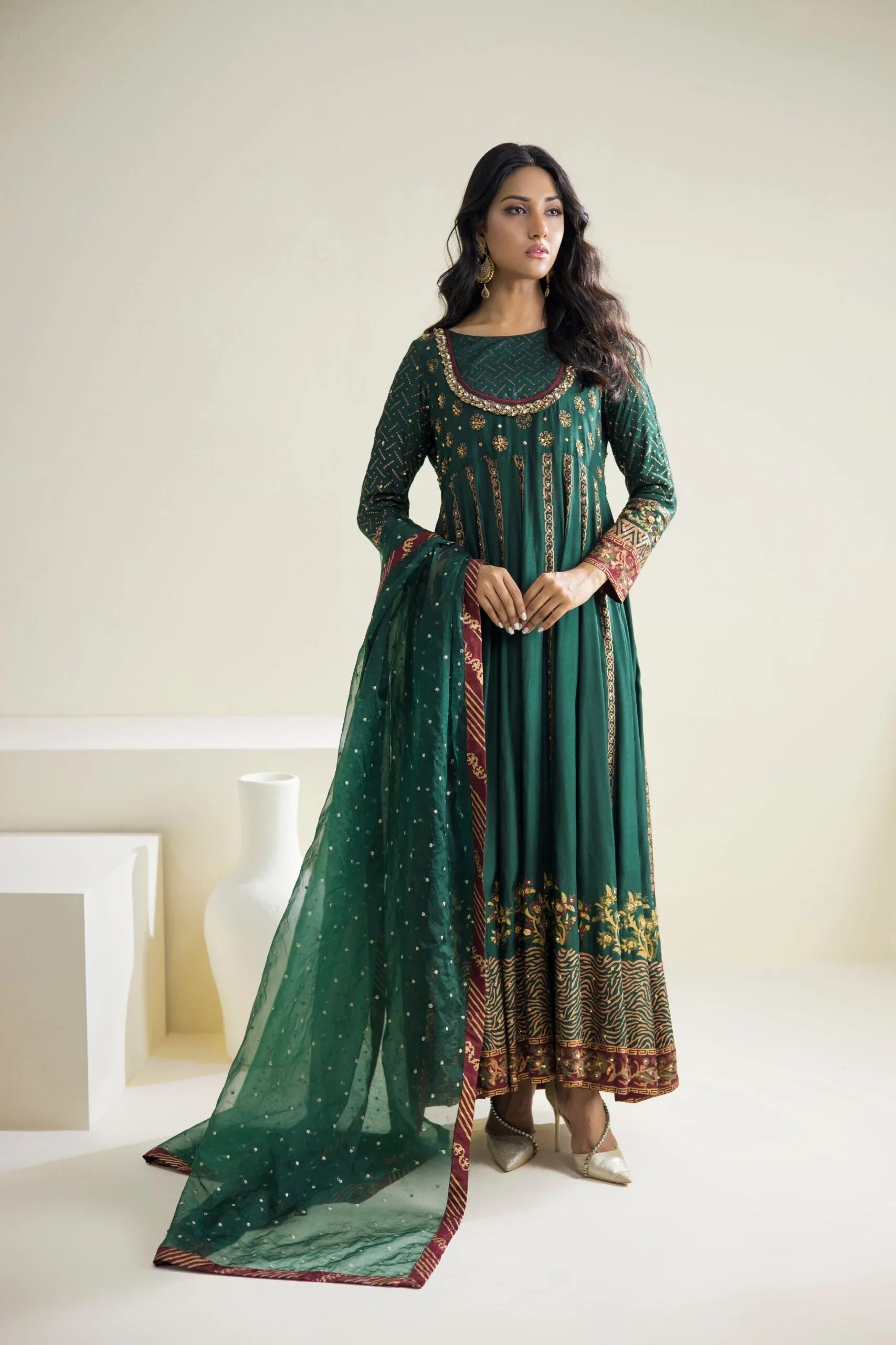Farhat Jahan | Luxury Pret | Reyah - Aqsa Fabrics