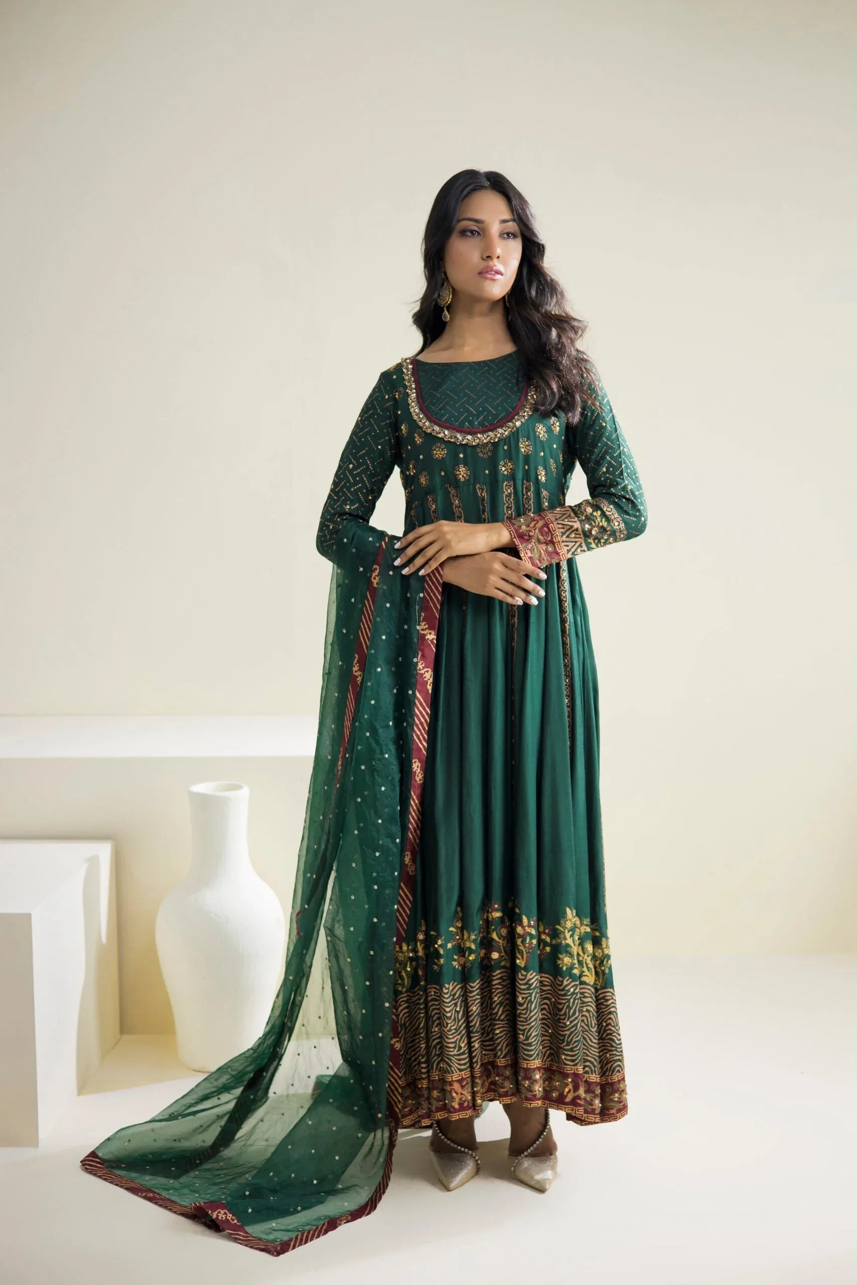 Farhat Jahan | Luxury Pret | Reyah - Aqsa Fabrics