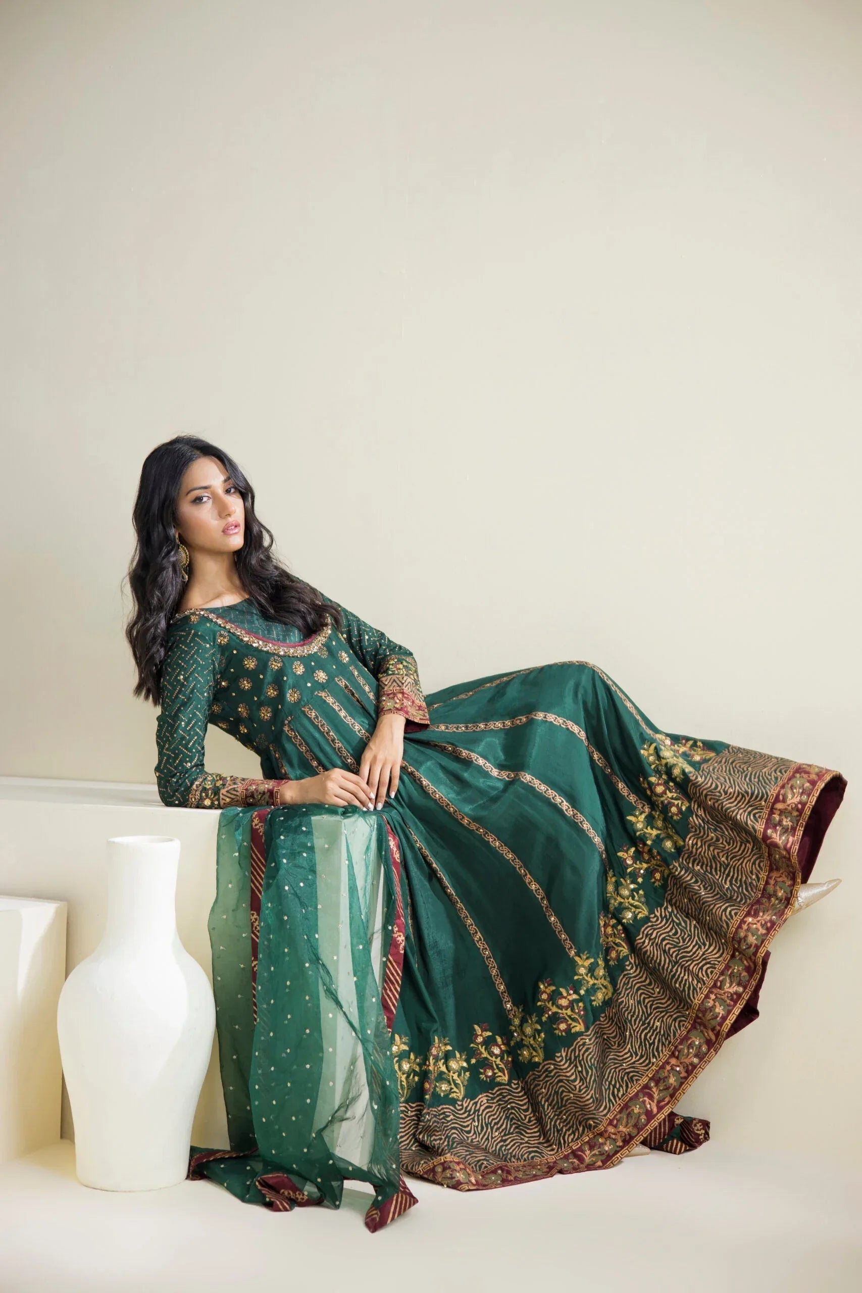 Farhat Jahan | Luxury Pret | Reyah - Aqsa Fabrics