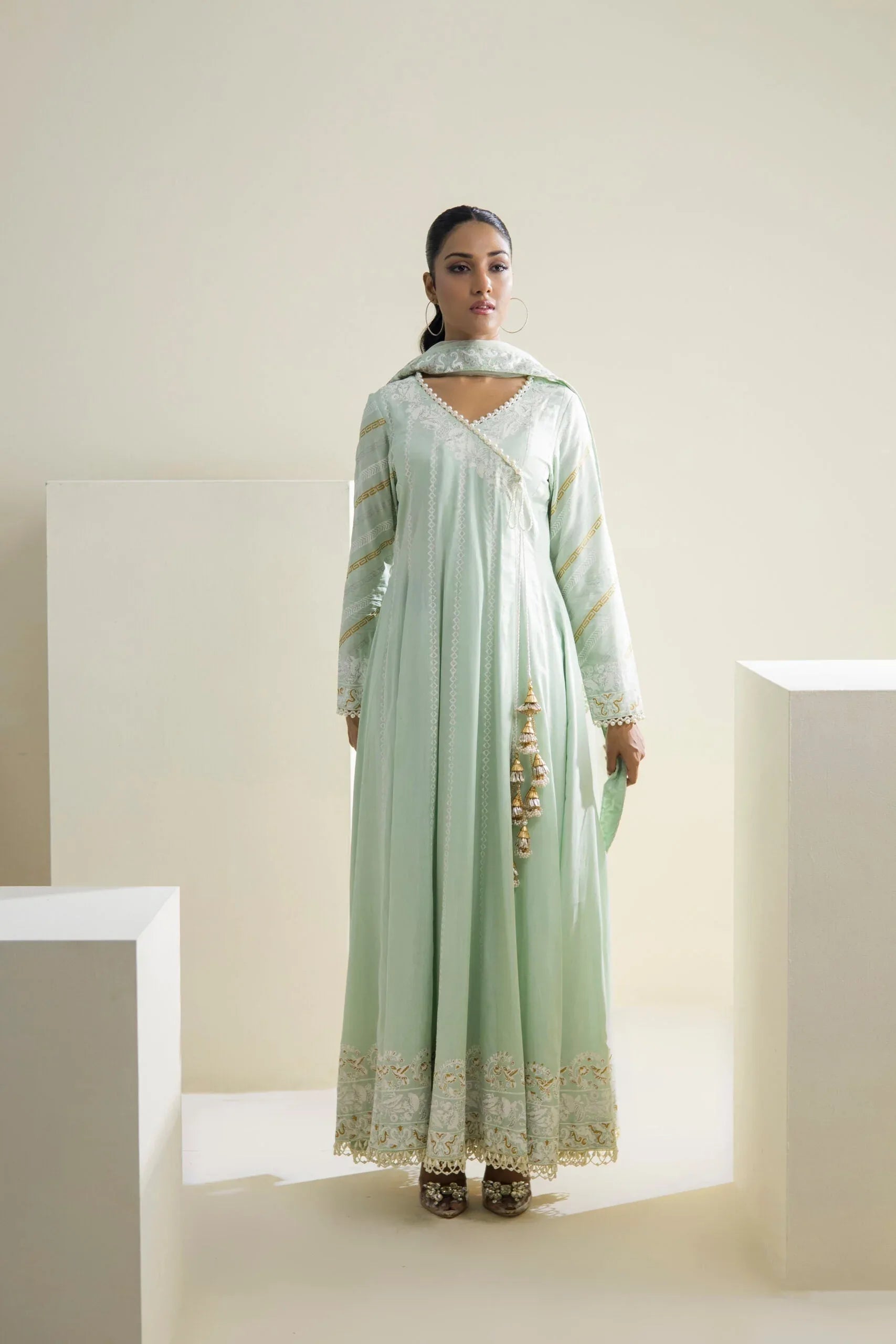 Farhat Jahan | Luxury Pret | Aabroo - Aqsa Fabrics