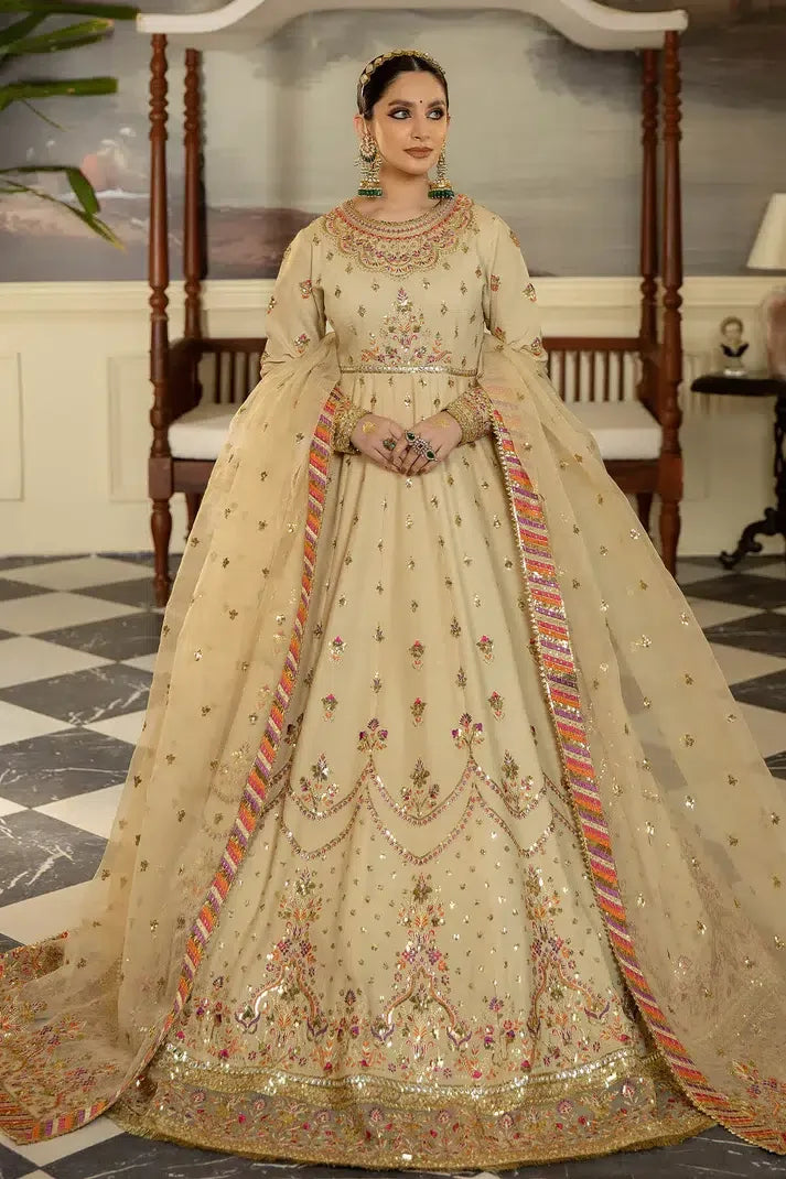 Imrozia Premium | Jahaan Ara Wedding Formals 23 | SRS-05 Uns - Aqsa Fabrics